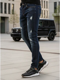 Pánské tmavě modré kalhoty Dstreet model 21965138 - FashionStreet