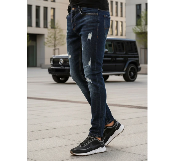 Pánské tmavě modré kalhoty Dstreet model 21965138 - FashionStreet