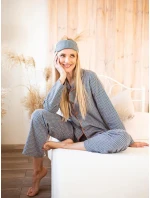 Pyžamo LNS model 21291821 B25 long/r SXL dámské rozepínací - Key