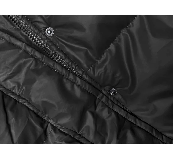 Černá volná dámská zimní bunda (5M3185-392) Černá volná dámská zimní bunda (5M3185-392)