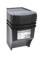 KOŠ 22 L SADA 3 KS ANTRACITOVÝ KOŠ 22 L SADA 3 KS ANTRACITOVÝ