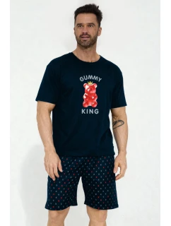 PÁNSKÉ PYŽAMO KR 326/205 GUMOVÝ KRÁL