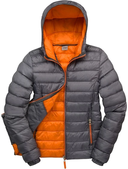 Result R 194F Dámská prošívaná bunda "SnowBird" 30.194F grey/orange Result R 194F Dámská prošívaná bunda "SnowBird" 30.194F grey/orange