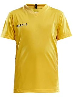 Squad Go Jersey Solid Jr Dětské sportovní tričko s výstřihem do V yellow model 22468848 - Craft Teamwear