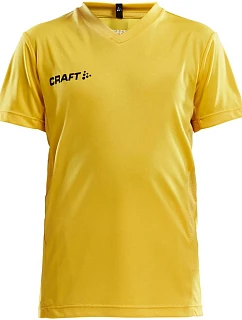 Squad Go Jersey Solid Jr Dětské sportovní tričko s výstřihem do V  yellow model 22468848 - Craft Teamwear