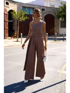 Kombinéza na jedno rameno se  mocca model 20970556 - Moe