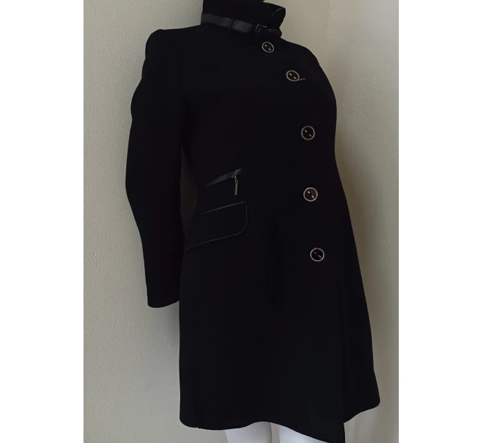 Dámský kabát na knoflíky M49032 - Riverine