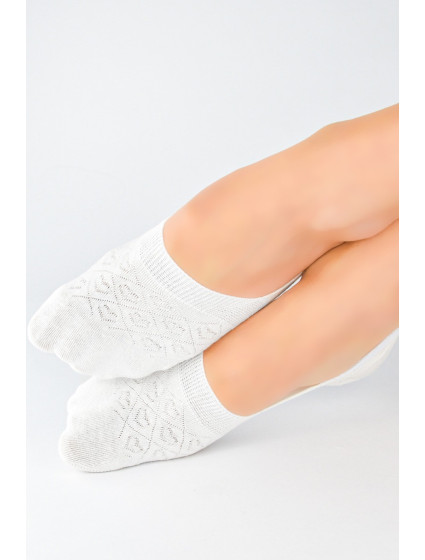 Nízké ponožky baleríny se srdíčky SN016