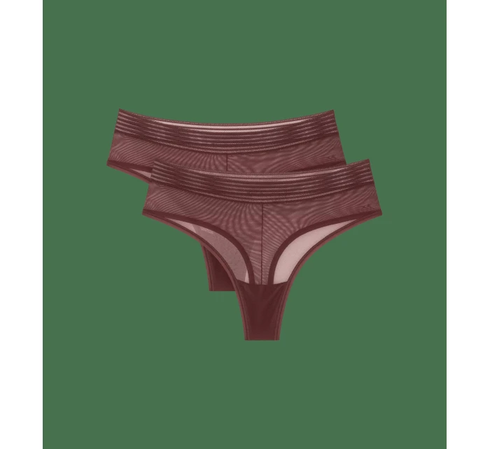 Tempting Sheer Highwaist String 2P Chocolate Chocolate model 21789706 - Triumph Tempting Sheer Highwaist String 2P Chocolate Chocolate model 21789706 - Triumph