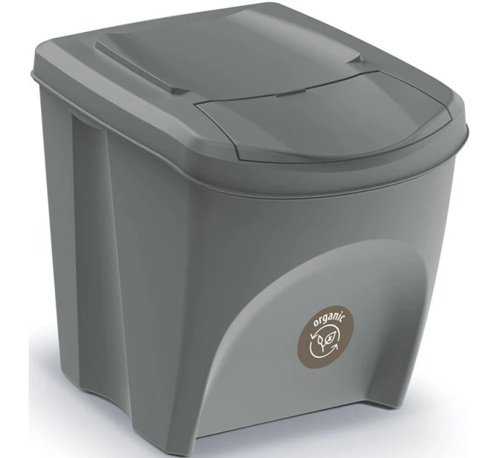 Odpadkové koše 25 l sortibox set4 ks šedý kámen dětské
