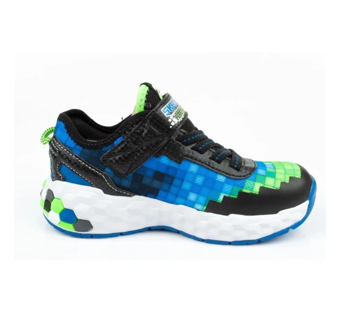 Boty Skechers Minecraft LED Jr 402204L/BBLM Boty Skechers Minecraft LED Jr 402204L/BBLM
