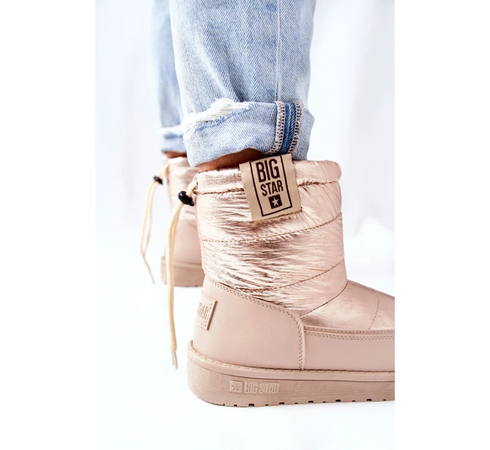 Dámské Sněhule Big Star model 21562603 Béžové - Big Star Shoes