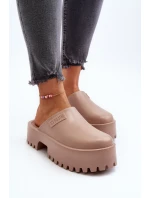 Dámské žabky na masivní podrážce Big Star model 21649446 Bílé - Big Star Shoes Dámské žabky na masivní podrážce Big Star model 21649446 Bílé - Big Star Shoes