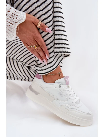Dámské Tenisky Na Platformě LEE EMMA WOMEN LOW 50251014.00L Bílé