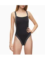 Jednodílné plavky KW0KW00971-BEH černá - Calvin Klein