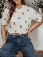 Dámské tričko HONTEY bílé FashionStreet RY2551