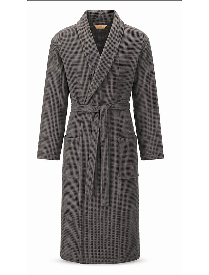 Pánský župan Organic Grey model 22190527 - Vestis Pánský župan Organic Grey model 22190527 - Vestis