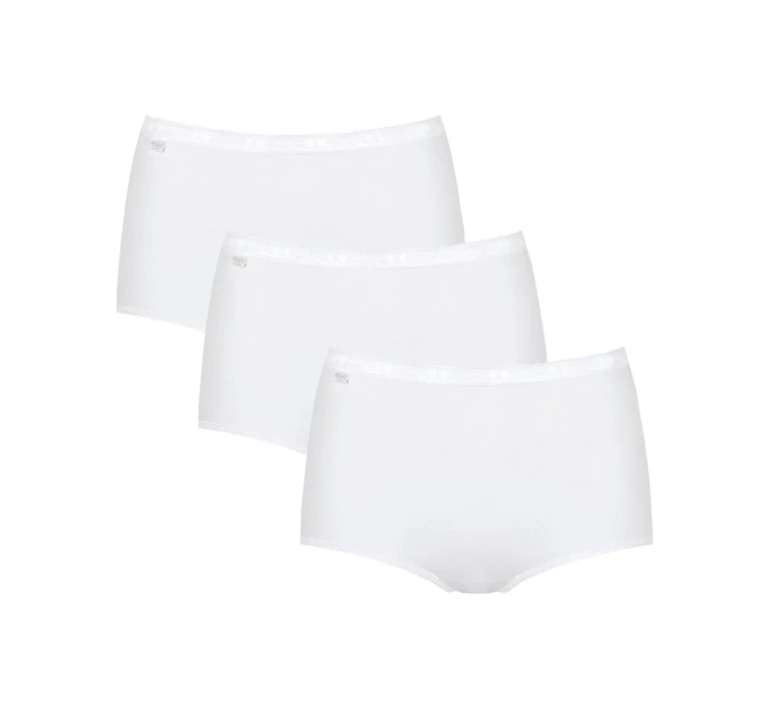 Dámské kalhotky 3 pack Basic maxi white - Sloggi Dámské kalhotky 3 pack Basic maxi white - Sloggi