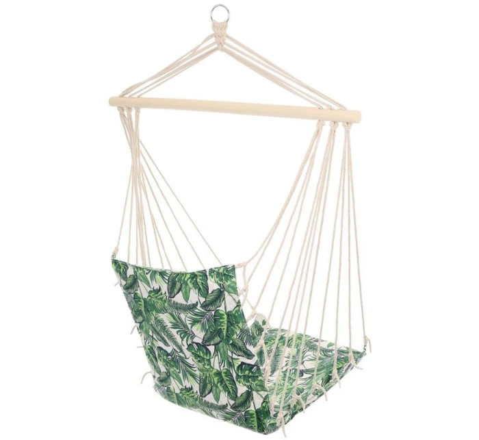 BRAZILSKÁ ZÁVĚSNÁ SEDAČKA HAMAK 100x50CM NATURE S VNITŘNÍM POLŠTÁŘEM JUNGLE LIGHT BRAZILSKÁ ZÁVĚSNÁ SEDAČKA HAMAK 100x50CM NATURE S VNITŘNÍM POLŠTÁŘEM JUNGLE LIGHT