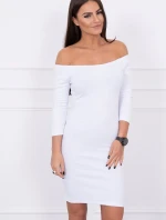 Pruhované model 18742812 šaty bílé - K-Fashion