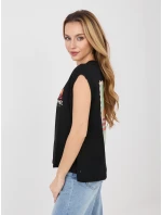 T shirt model 22027632 czarny - FPrice