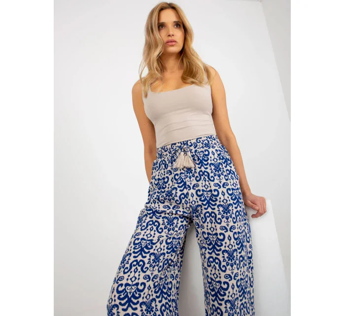 Kalhoty D73770R62237A tmavě modré