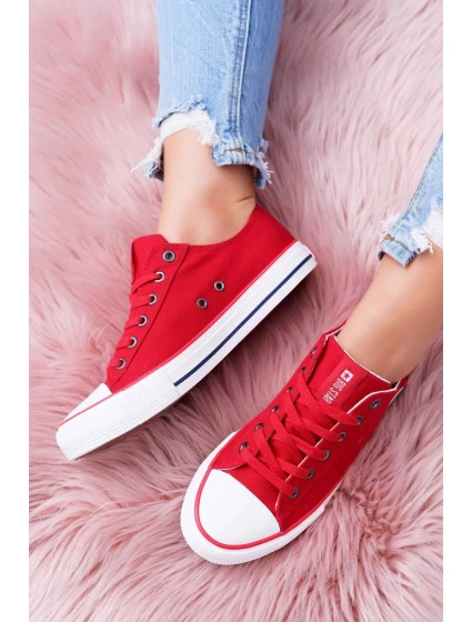 Dámské klasické tenisky Big Star - červené Dámské klasické tenisky Big Star - červené