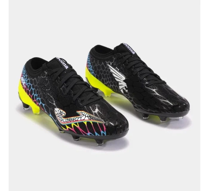 Pánské kopačky Joma Gol 2401 FG Black Lemon Fluor