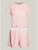 Dámské pyžamo SS PJ SET  sv. růžové  model 19772525 - Tommy Hilfiger