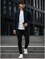 Bluza męska rozpinana granatowa model 22103269 - FashionStreet