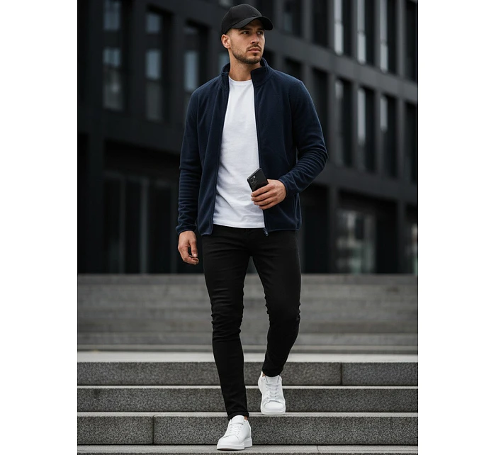 Bluza męska rozpinana granatowa model 22103269 - FashionStreet