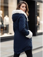 Dámská zimní bunda navy blue Dstreet model 21982597 - FashionStreet