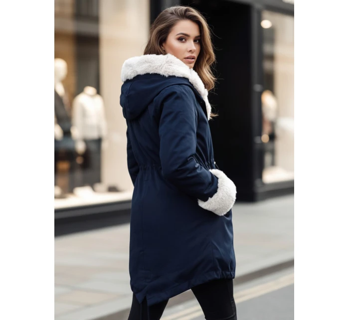 Dámská zimní bunda navy blue Dstreet model 21982597 - FashionStreet