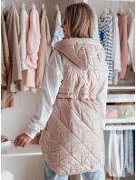 Dámská přechodná prošívaná vesta růžová Dstreet model 21987073 - FashionStreet