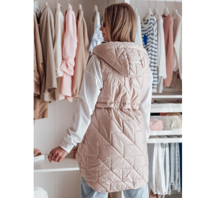 Dámská přechodná prošívaná vesta růžová Dstreet model 21987073 - FashionStreet