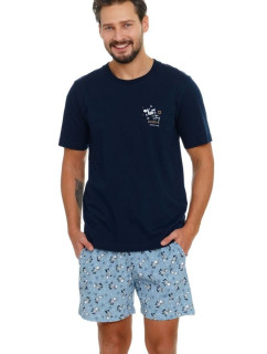 Pánské pyžamo  tmavě modré model 18366066 - DN Nightwear