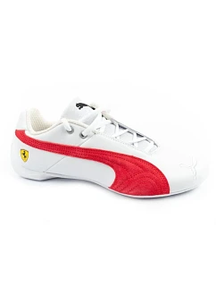 Puma pánské sportovní boty Ferrari Future Cat, bílé, z přírodní kůže, módní