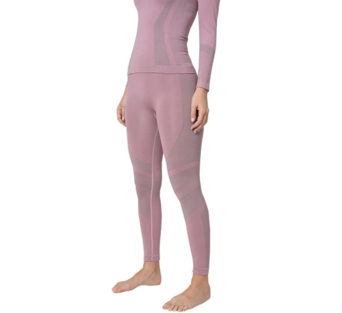4F termo legíny light pink W H4Z22 BIDB030D 53S dámské