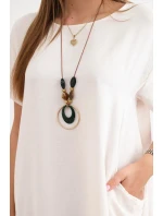 Šaty s kapsami a přívěskem světle béžová Šaty s kapsami a přívěskem světle béžová