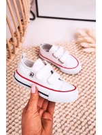 Dětské Tenisky Na Suchý Zip BIG STAR HH374199 Bile