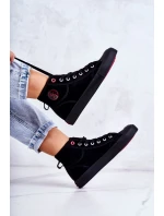 Dámské vysoké tenisky Cross Jeans JJ2R4055C černá