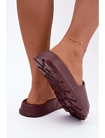 Dámské pěnové pantofle Big Star model 22339977 hnědé - Big Star Shoes Dámské pěnové pantofle Big Star model 22339977 hnědé - Big Star Shoes