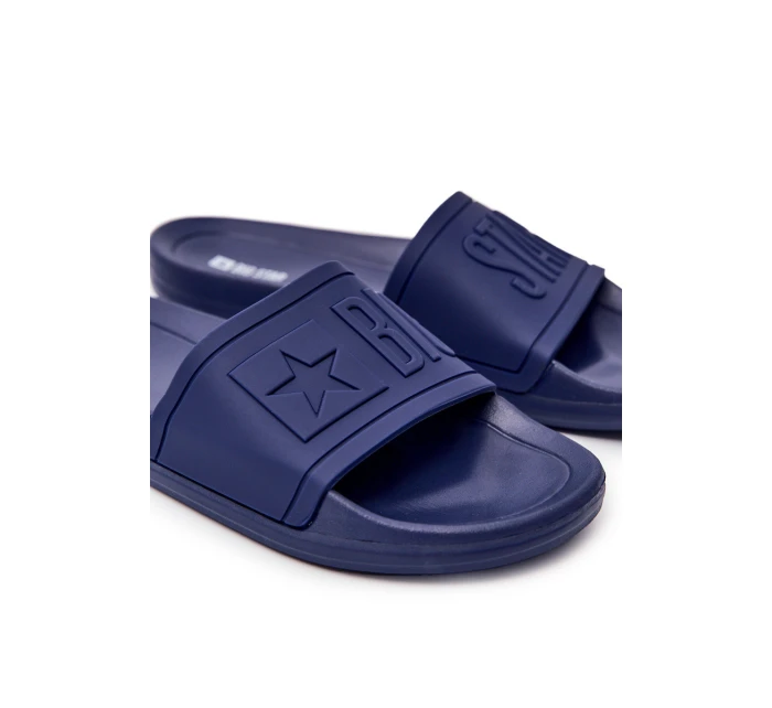 Pánské Klasické Nazouváky Big Star Tmavě Modré model 21512114 - Big Star Shoes Pánské Klasické Nazouváky Big Star Tmavě Modré model 21512114 - Big Star Shoes