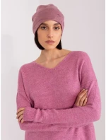 Czapka AT CZ model 19040938 fioletowy - FPrice Czapka AT CZ model 19040938 fioletowy - FPrice