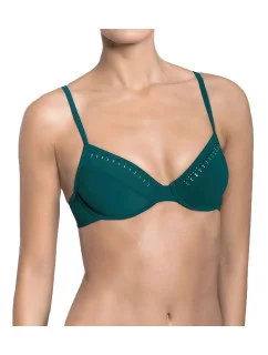Vrchní díl plavek Swim Jade Essentials CTOW zelený mořský - Sloggi