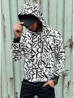 Pánská mikina s kapucí bílá Dstreet model 21978915 - FashionStreet Pánská mikina s kapucí bílá Dstreet model 21978915 - FashionStreet