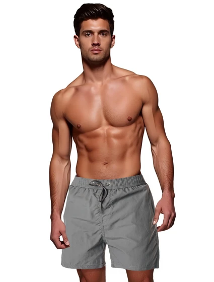 Pánské plavecké šortky světle šedé Dstreet model 21987714 - FashionStreet