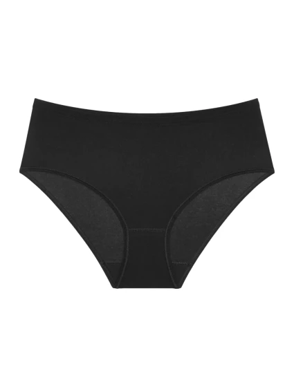 Dámské kalhotky Sense Of Cotton Midi - BLACK - černé 0004 - TRIUMPH Dámské kalhotky Sense Of Cotton Midi - BLACK - černé 0004 - TRIUMPH