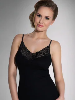 Černá dámská košilka Eldar Julita S-XL