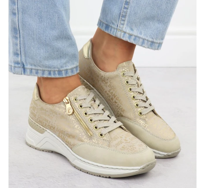 Rieker W N4316 RKR760 tenisky na podpatku